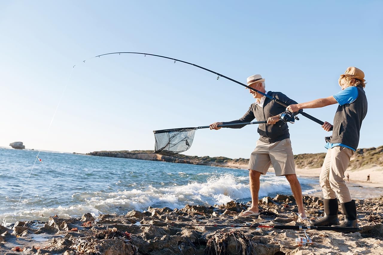 AirFly Anti-Slip Glove for Surf Fishing, Casting Glove with Finger Protection, Unisex Ambidextrous with Adjustable Elastic Band for Outdoor Fishing and Crabbing. Designed in USA