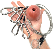 Load image into Gallery viewer, AirFly 4 Arm Harness for Crab Trap with 304 Stainless Steel Hooks and Buoy Float, Combo (Steel Wire)