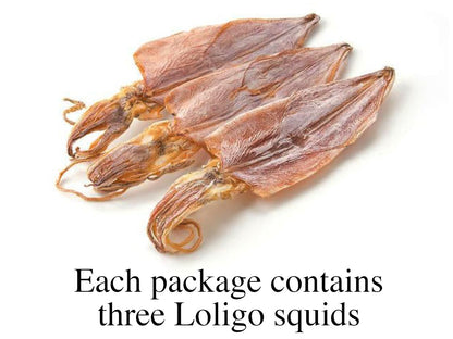 AirFly Dried Squid Baits for Crab Snare, Crab Trap, Real Squid Ready to Use as Crab Bait, No Refrigeration, 4 Packs