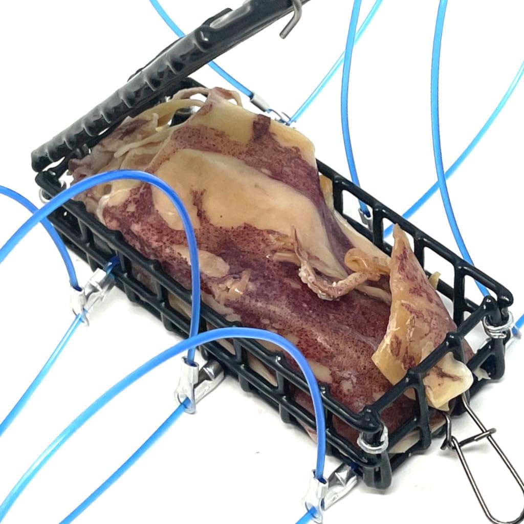 AirFly Dried Squid Baits for Crab Snare, Crab Trap, Real Squid Ready to Use as Crab Bait, No Refrigeration, 4 Packs