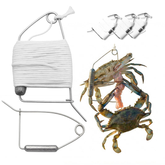 crab traps for fishing pole Wire Stone Trap Attach your favorite bait to lure in crab using the bait pin Tackle Factory Metal Crab Dip