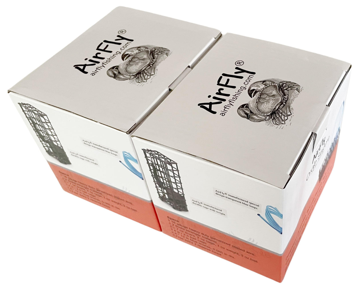 AirFly Castable Crab Snare for Dungeness, Rock and Blue Crab, 2pcs