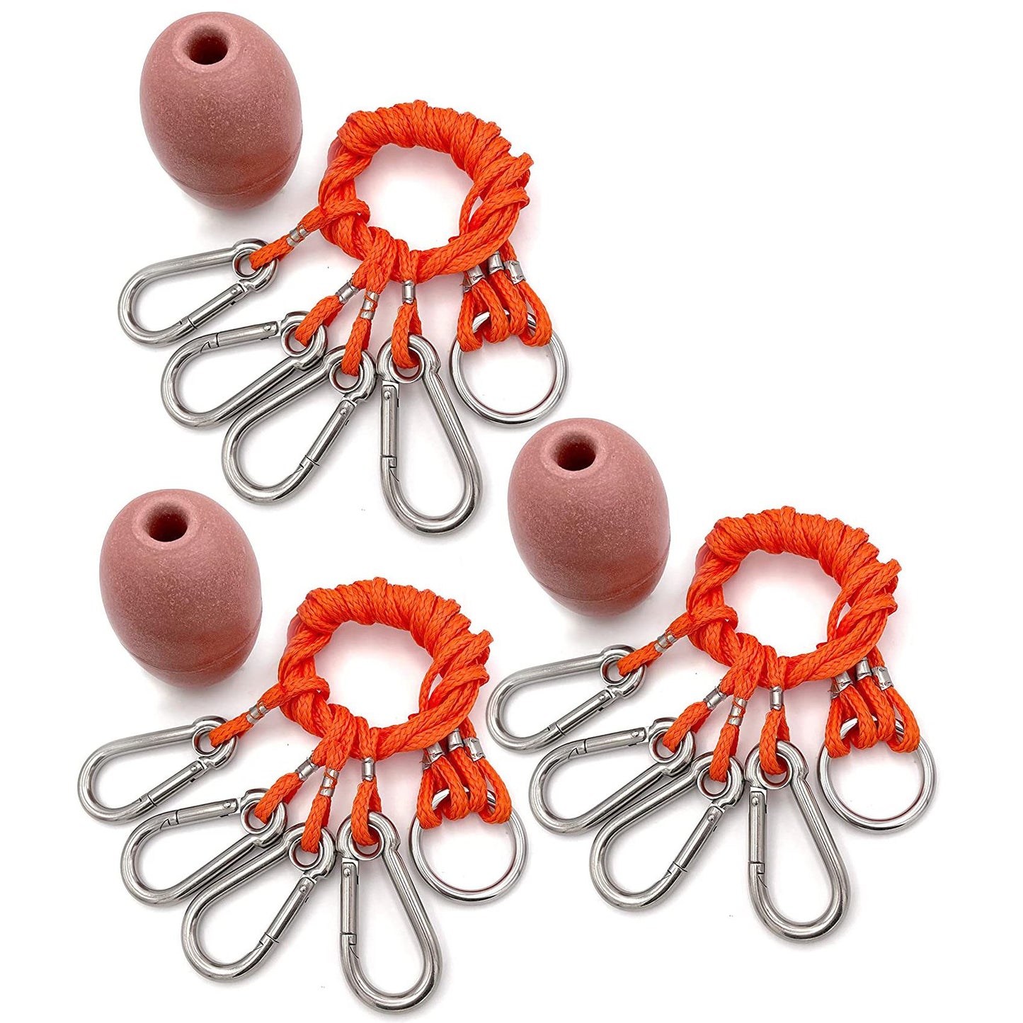 AirFly 4 Arm Crab Trap Harness with 304 Stainless Steel Hooks and Float, Combo, 3 pieces