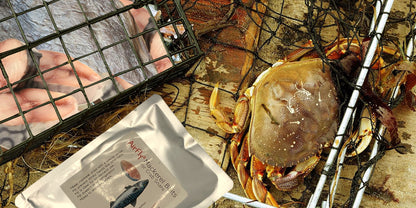 AirFly Dried Mackerel Baits for Crab Snare, Crab Trap, Real Mackerel Ready to Use as Crab Bait, No Refrigeration, 4 Packs