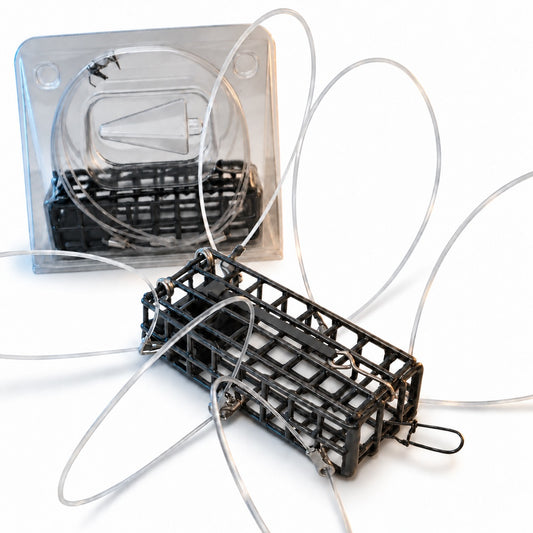 AirFly Pro Castable Crab Trap for Fishing Pole, 6-Loop Lead-Free Crab Loops, 5 oz Total, Rust-Resistant Crabbing Gear for Dungeness, Rock & Blue Crab, Made in USA