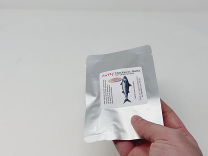 AirFly Dried Mackerel Baits for Crab Snare, Crab Trap, Real Mackerel Ready to Use as Crab Bait, No Refrigeration, 4 Packs