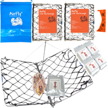 Load image into Gallery viewer, AirFly Foldable Crabjaw Trap with Bait Clip - Redesigned Rectangle Castable Crab Hawk Pot/Ring for Dungeness and Blue Crabs in Florida, Oregon, Washington, Texas, and California,  2pcs + Squid Bait, 4pcs + Bag + Gauge
