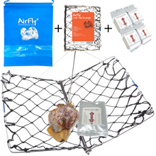 Load image into Gallery viewer, AirFly Crabjaw Hawk Trap Foldable Castable + Squid Bait, 4pcs + Bag
