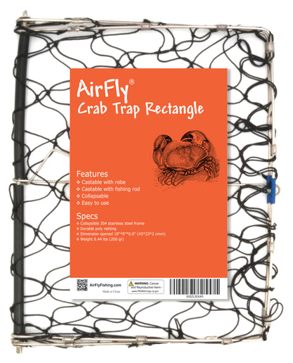 Bulk Sales /// AirFly® Crab Trap Foldable Castable - Rectangle